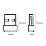 Adaptador USB - WiFi, Doble Banda (Hasta 600 Mbps), Color Negro, Tamaño Nano, TP-LINK ARCHER T2U NANO