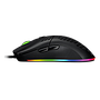 Ratón (Mouse) Gamer, Alámbirco (USB), Gamer Factor, Hasta 12,400 DPI, 7 Botones, Iluminación RGB, Color Negro, VORAGO MOG501
