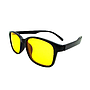 Lentes Anti reflejantes (Anti radiación), Mica Amarilla, Color Negro Mate, BROBOTIX 302807