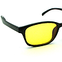 Lentes Anti reflejantes (Anti radiación), Mica Amarilla, Color Negro Mate, BROBOTIX 302807