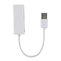 Adaptador de Red USB - Ethernet, 10/100/1000 Mbps, Color Blanco, USB 3.0, XCASE USB3GIGETHE