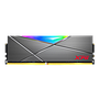 Memoria RAM XPG SPECTRIX D50, DDR4, 8GB, 3200Mhz, PC4-25600, 1.35V, CL16, Color Tungsten Grey, ADATA AX4U32008G16A-ST5