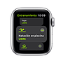 Apple Watch SE de 40mm con GPS, CPU Dual Core S6, Pantalla Retina OLED, Wi-Fi, BT 5.0, WatchOS 7, Incluye Correa Deportiva Blanca, Color Plata, APPLE MYDM2LZ/A