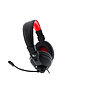 Audífonos con Micrófono Gamer, Modelo VORACIS, Alámbrico (3.5mm), Sonido Estéreo, Color Negro, XTECH XTH-500