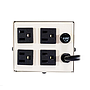 Regulador de Voltaje Modelo MicroVolt , 1000VA / 750W, 4 Contactos, ISB DN-21-102