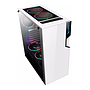 Gabinete Gamer Modelo XZ130, ATX, Panel Lateral de Cristal Templado, 3 Ventiladores Incluidos, RGB Seleccionables, No Incluye Fuente de Poder, XZEAL XZCGB06W