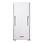 Gabinete Gamer Modelo XPG STARKER, Media Torre,  Panel Lateral Izquierdo de Cristal Templado, 2 Ventiladores Incluidos, Iluminación ARGB, No Incluye Fuente de Poder, Color Blanco, ADATA STARKER-WHCWW