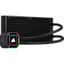 Sistema de Enfriamiento líquido Hydro H100i ELITE, Radiador 240mm, Soporta Socket Intel 1200 /  AMD  AM4, CORSAIR CW-9060046-WW