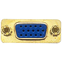 Tapa P/ Caja, Montaje al Ras, 1 Puerto VGA Hembra, Color Blanco, BROBOTIX 045687
