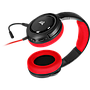 Audífonos con Micrófono Gamer HS35 Stereo, Alámbrico 3.5mm, Longitud del Cable 1.1 Metros, Color Negro / Rojo, CORSAIR CA-9011198-NA