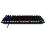 Teclado Gamer Start The Game, Alámbrico (USB), Anti-ghosting, Longitud del Cable 1.60 Metros, Iluminación Rainbow, VORAGO KB-503