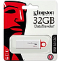 Memoria USB Kingston DataTraveler I G4, 32GB, Blanco/Rojo, USB 3.0