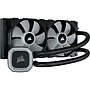 Sistema de Enfriamiento Líquido H100 RGB, Radiador 240mm, Soporta Socket Intel 1200 / AMD AM4, CORSAIR CW-9060053-WW