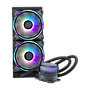 Sistema de Enfriamiento Líquido P/ CPU MASTERLIQUID ML240 ILLUSION, Radiador de 277mm, 2 Ventiladores de 120 x 120 x 25mm, 650-1800 RPM, COOLER MASTER MLW-D24M-A18PC-R2