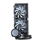 Sistema de Enfriamiento Líquido P/ CPU MASTERLIQUID ML240 ILLUSION, Radiador de 277mm, 2 Ventiladores de 120 x 120 x 25mm, 650-1800 RPM, COOLER MASTER MLW-D24M-A18PC-R2