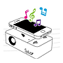 Bocina Inalámbrica Sylus Magic Speaker para Celulares o Tabletas