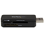 Lector USB 3.0 Super Speed Compacto de Tarjetas de Memoria Flash SD MicroSD MS para PC Mac