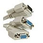 Cable Divisor VGA HD15 Macho a 2 Hembras VGA HD 15