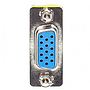 Adaptador de Union VGA HD15 hembra a VGA HD15 Hembra