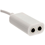 Cable Divisor de Plug 3.5mm Macho a 2 Plug 3.5mm Hembra