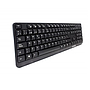 Teclado Vorago KB-102 Multimedia USB Negro