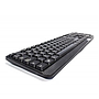 Teclado Vorago KB-102 Multimedia USB Negro