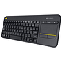 Teclado Inalámbrico Logitech k400 Plus con Touchpad integrado