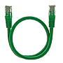 Cable Patch Cord UTP Cat5e .50CCA Verde, 0.5 Metros