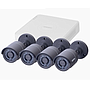 Sistema completo, 4 cam bala TurboHD 720p, DVR 4 canales, compat cloud EZVIZ P2P, fuente poder