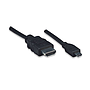 Cable HDMI Manhattan V1.4 Macho A Micro HDMI 2Mts