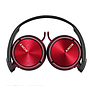 Audífonos con Micrófono SONY MDR-ZX310, diseño plegable, respuesta de frecuencia 10-24,000Hz, Rojo