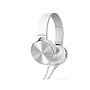 Audífonos con micrófono SONY Extra Bass XB450AP, respuesta de frecuencia 522000 Hz. Blanco