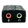 Adaptador de Tarjeta de Sonido Externa USB a Audio Estéreo 7,1 Virtual