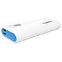 Batería Portátil recargable, pantalla indicadora ADATA P12500D Powerbank de 12,500 mAh. Color Blanco