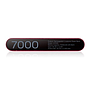 Batería Portátil recargable Adata PowerBank X7000, 7000mAh, Negro/Rojo