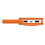 Batería Portátil recargable y linterna LED ADATA D8000L Powerbank de 8,000 mAh. Color Naranja