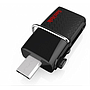 Memoria USB SanDisk Ultra Doble OTG, 16GB, USB 3.0/micro-USB, Negro