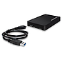 Gabinete HDD Manhattan (130349) 2.5 SATA, USB V3.0 Negro.