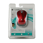 Mouse Optico Inalámbrico Logitech M185, 1000 dpi, Color Rojo