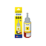 Botella de Tinta Epson T664 Color Amarillo 70ml Rendimiento Aprox. 6,500 páginas T664420-AL