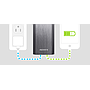 Batería Portátil recargable ADATA A10050 Powerbank de 10,050 mAh. Color Dorado