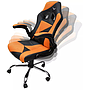 Silla Gamer by NACEB Air Striker, Color Naranja/Negro, NA-0903