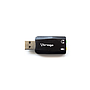 Adaptador Vorago ADP-201 de USB (M) a Jack de Audio y Micrófono (H)
