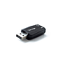 Adaptador Vorago ADP-201 de USB (M) a Jack de Audio y Micrófono (H)