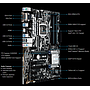 Tarjeta Madre PRIME H270-PLUS/CSM | 4 x DDR4 (64GB Max) | 1 x VGA / 1 x DVI-D / 1 x HDMI / 4 x USB 3.1 / 2 x USB 2.0 | Gigabit | PCI Express | Supports LGA 1151 Socket | Asus H270-PLUS/CSM