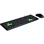 Kit de Teclado Multimedia y Mouse Alámbricos NA-457, USB, Plug and Play, Color Negro, Resistente al Agua, NACEB NA-457