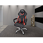 Silla Gamer by NACEB Mod. Tank, Color Negro / Rojo, Reclinable, NA-0913