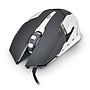 Kit Gamer de Teclado y Mouse Naceb NA-0911, Alámbrico, USB, Gris (Español)