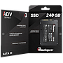 1.	SSD AS201 | 240GB | Factor de Forma 2.5" | SATA 3.0 (Compatible con 2.0, 1.1.) | 7mm | Blackpcs AS2O1-240