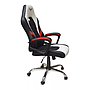 Silla Gamer by NACEB Mod. Titan, Color Blanca, Base de Metal, Semi Reclinable, Naceb NA-0935B